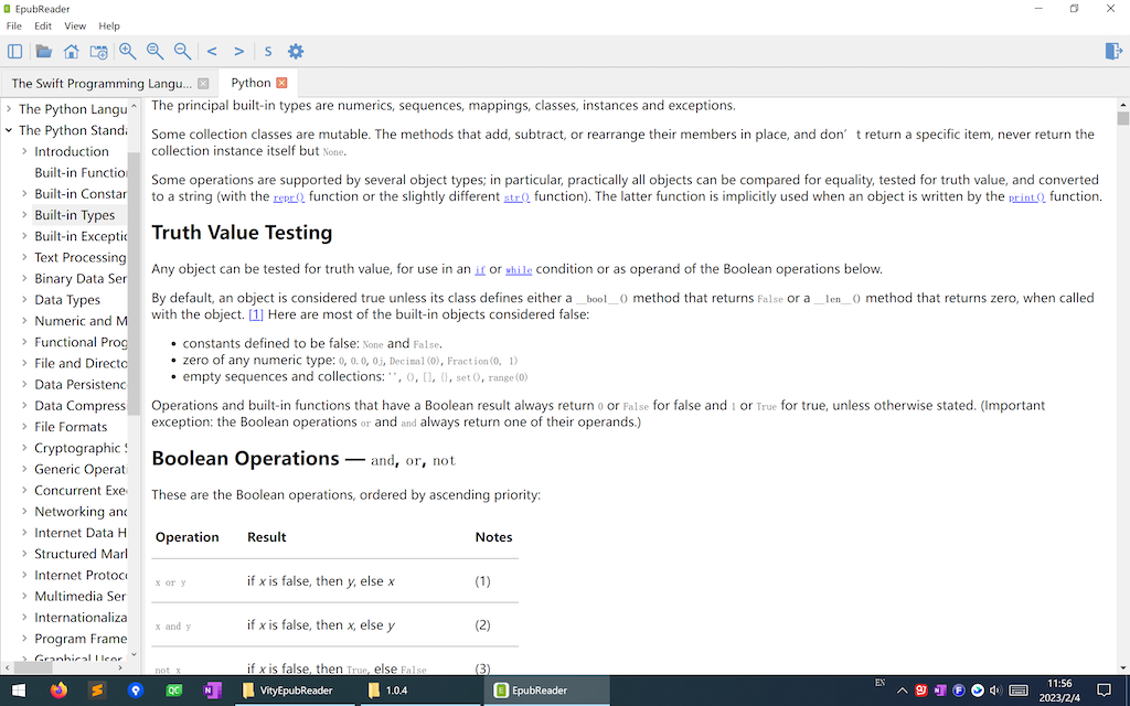 Windows 10 Vity EPUB Reader for Windows full